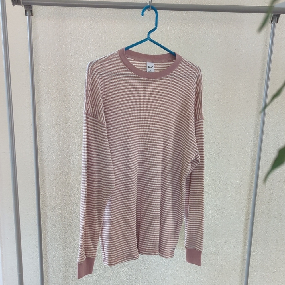 Striped Pink Sweater for Women.